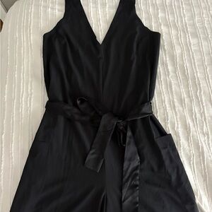Athlete Elegant Black Sleeveless Jumpsuit
